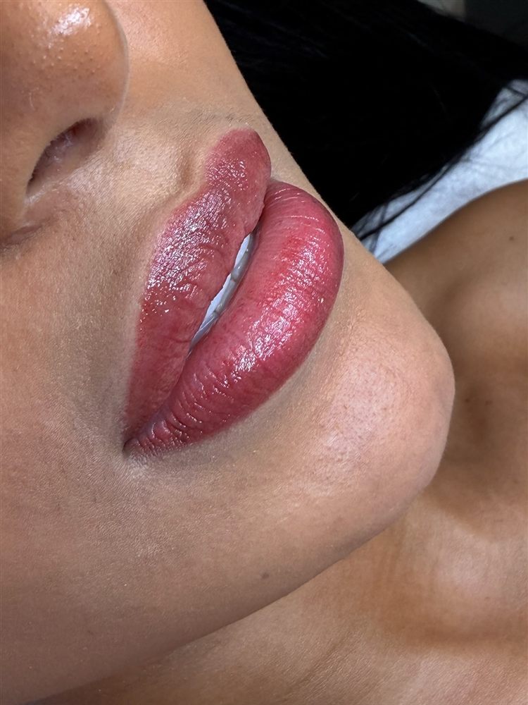 Lip blush result
