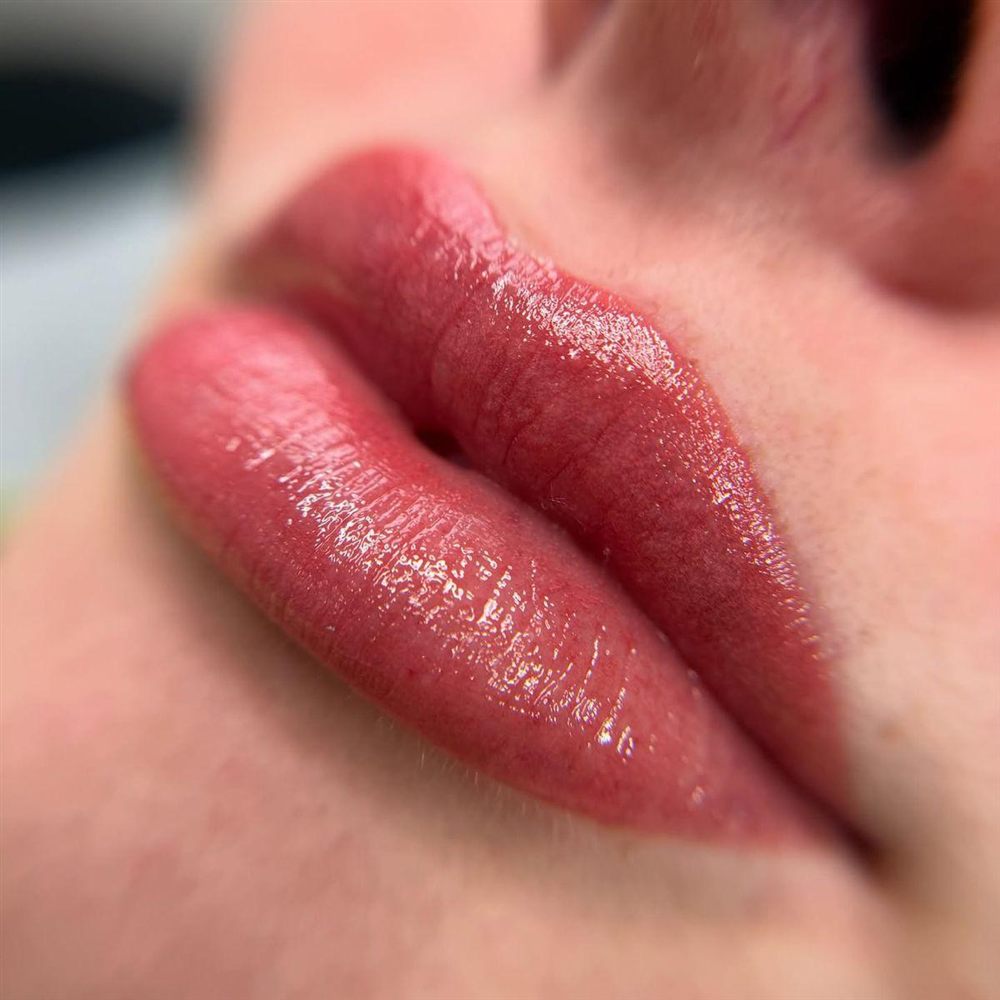 Lip blush result